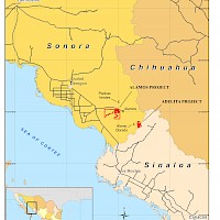 Adelita is located in Southern Sonora State along with our flagship Alamos project