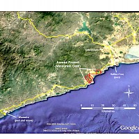 Google Earth: Aurena Gold Project