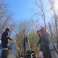 Minaurum utilizes man-portable rigs to reduce environmental footprint and providing employment to the local community