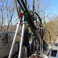 Minaurum utilizes man-portable rigs to reduce environmental footprint and providing employment to the local community