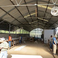 Minaurum's coreshack at the Alamos project employing local geologists and several members of the community